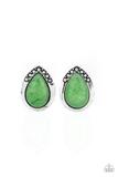 Stone Spectacular Green Earring