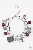 Royal Sweethearts Purple Bracelet