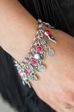 Triassic Trade Route - Pink bracelet