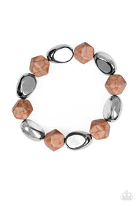 Rock Candy Canyons - Brown Bracelet