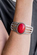 Desert Glyphs Red Bracelet