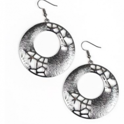 Paparazzi Earrings - Shattered Shimmer -...