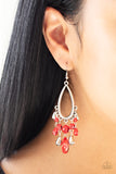 Summer Catch - Red earrings