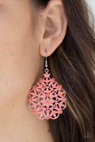 Floral Affair Orange Earring