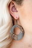 Paparazzi Earrings - Shattered Shimmer -...