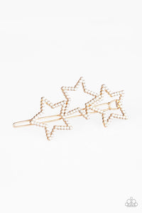 Thank My Lucky Stars Gold Hair Clip