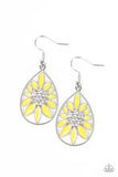 Floral Morals Yellow Earrings