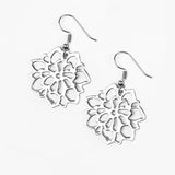 Darling Dahlia - Silver Earring