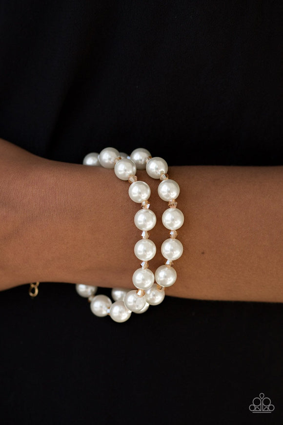 Ballroom and Board Gold Bracelet
