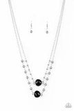 Colorfully Charming Black Necklace