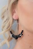 Effortless Effervescence Black Earring