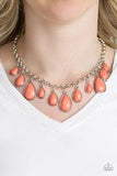 Jaw-Dropping Diva Orange Necklace