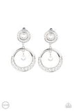 Royal Revival White Clip-On Earring