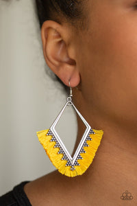 When In Peru Yellow Earring