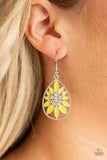 Floral Morals Yellow Earrings